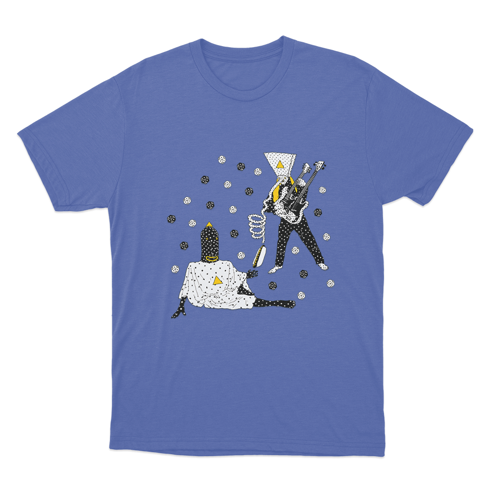 Angine De Poitrine Dice Rock Unisex T Shirt Blue Angine De Poitrine Dice Rock Unisex T Shirt Blue
