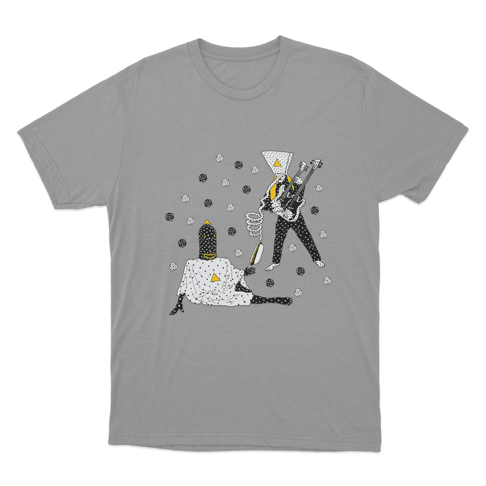 Angine De Poitrine Dice Rock Unisex T Shirt Grey Angine De Poitrine Dice Rock Unisex T Shirt Grey