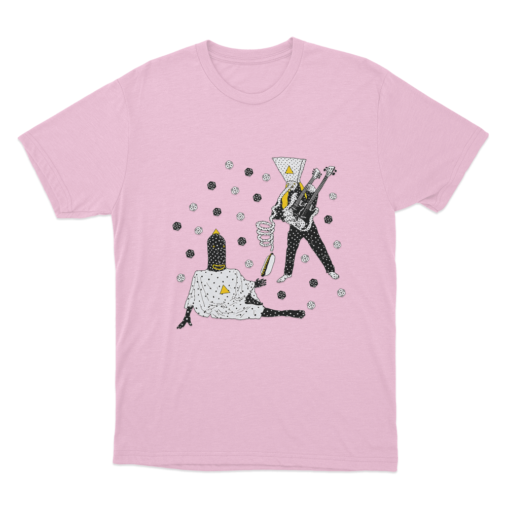 Angine De Poitrine Dice Rock Unisex T Shirt Pink Angine De Poitrine Dice Rock Unisex T Shirt Pink