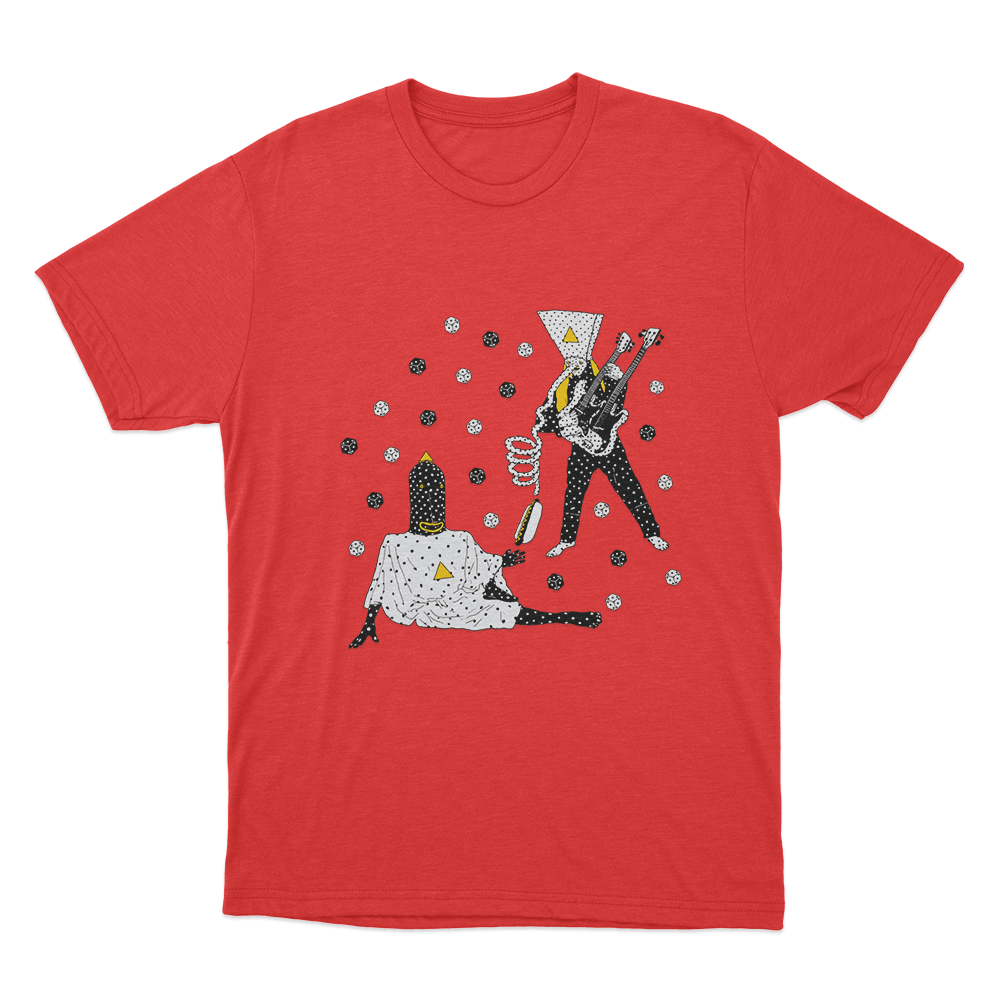 Angine De Poitrine Dice Rock Unisex T Shirt Red Angine De Poitrine Dice Rock Unisex T Shirt Red