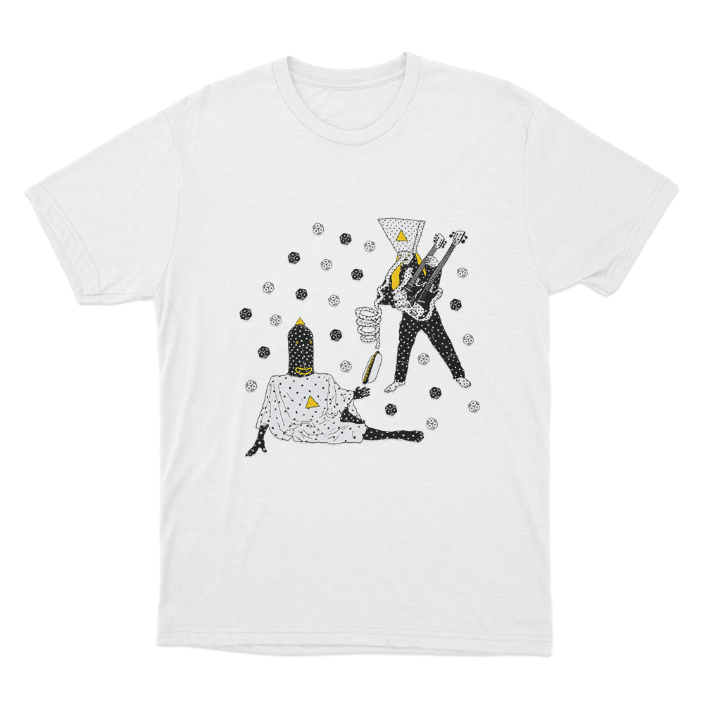 Angine De Poitrine Dice Rock Unisex T Shirt White Angine De Poitrine Dice Rock Unisex T Shirt White