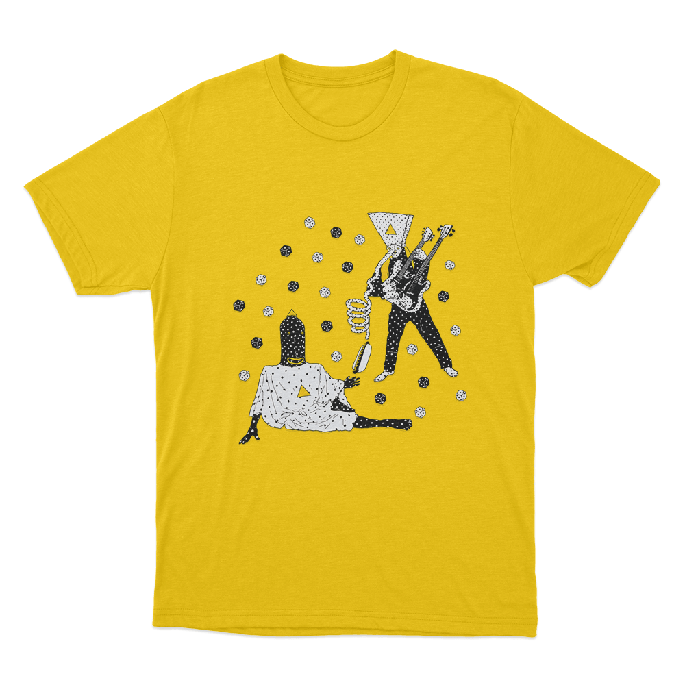 Angine De Poitrine Dice Rock Unisex T Shirt Yellow Angine De Poitrine Dice Rock Unisex T Shirt Yellow