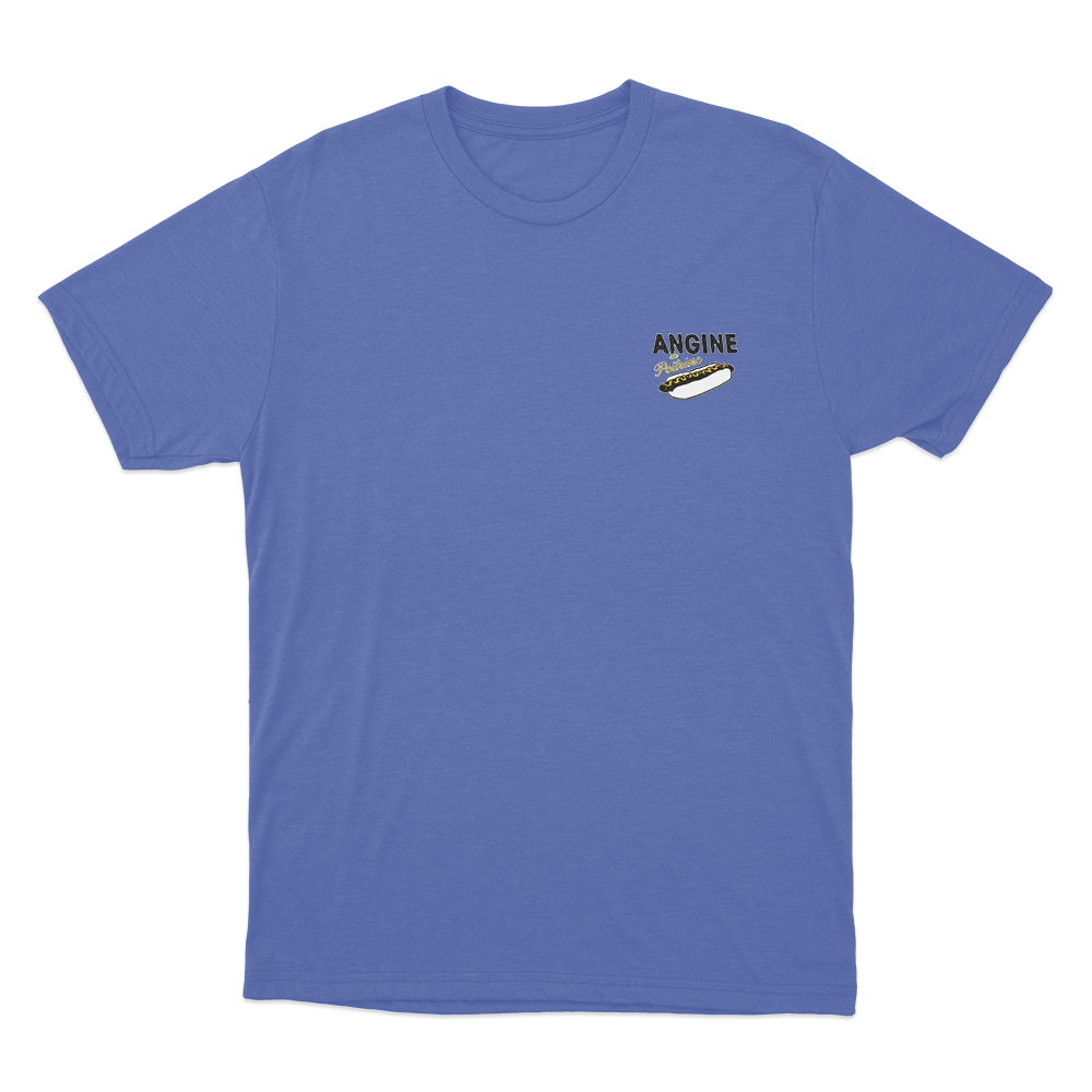 Angine De Poitrine Hot Dog Unisex T Shirt Blue Angine De Poitrine Hot Dog Unisex T Shirt Blue
