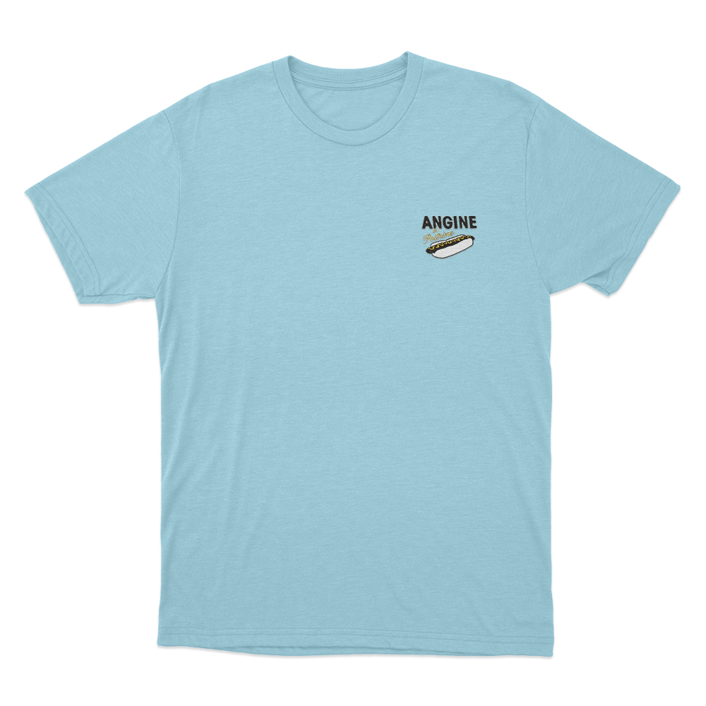 Angine De Poitrine Hot Dog Unisex T Shirt Sky Blue Angine De Poitrine Hot Dog Unisex T Shirt Sky Blue