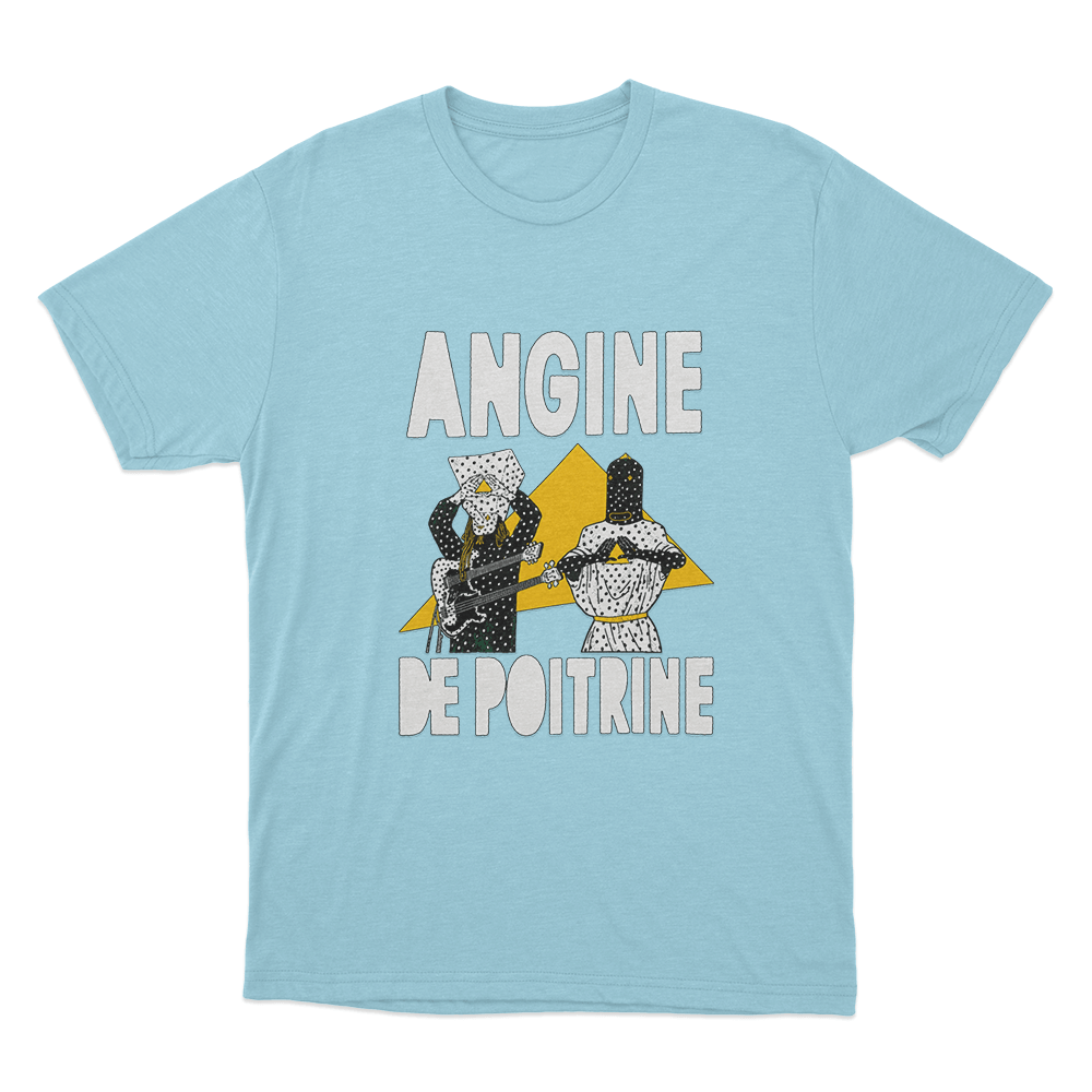 Angine De Poitrine Pyramid Unisex T Shirt Sky Blue Angine De Poitrine Pyramid Unisex T Shirt Sky Blue