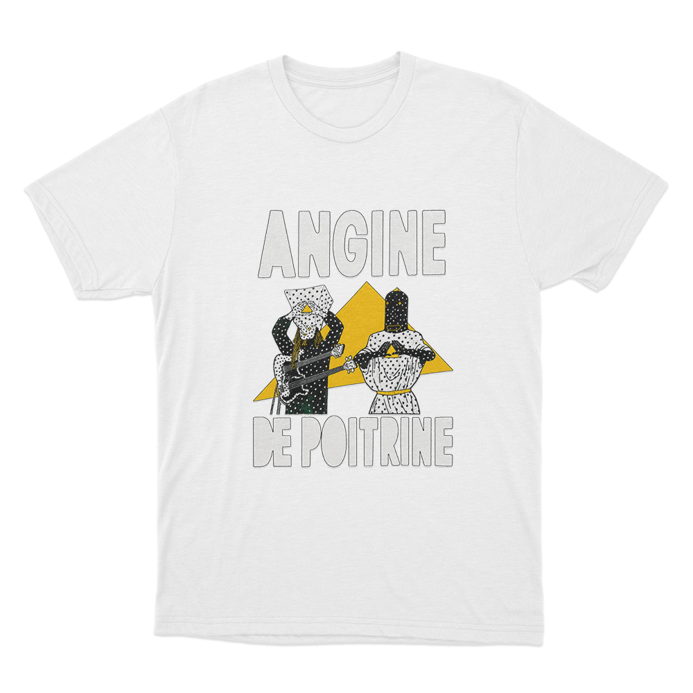 Angine De Poitrine Pyramid Unisex T Shirt White Angine De Poitrine Pyramid Unisex T Shirt White