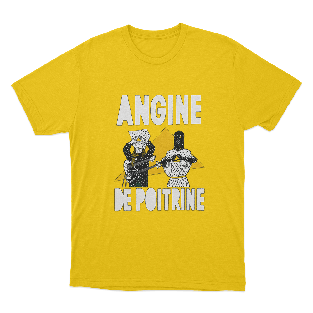 Angine De Poitrine Pyramid Unisex T Shirt Yellow Angine De Poitrine Pyramid Unisex T Shirt Yellow